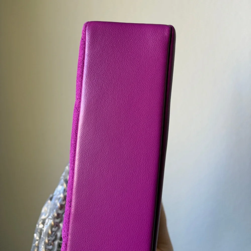 Kurt Geiger London mini Kensington pink leather bag
